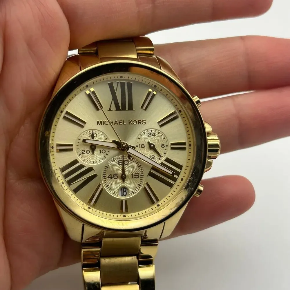 Michael Kors MK5711 Chronograph Gold-tone Stainless Steel Bracelet Watch